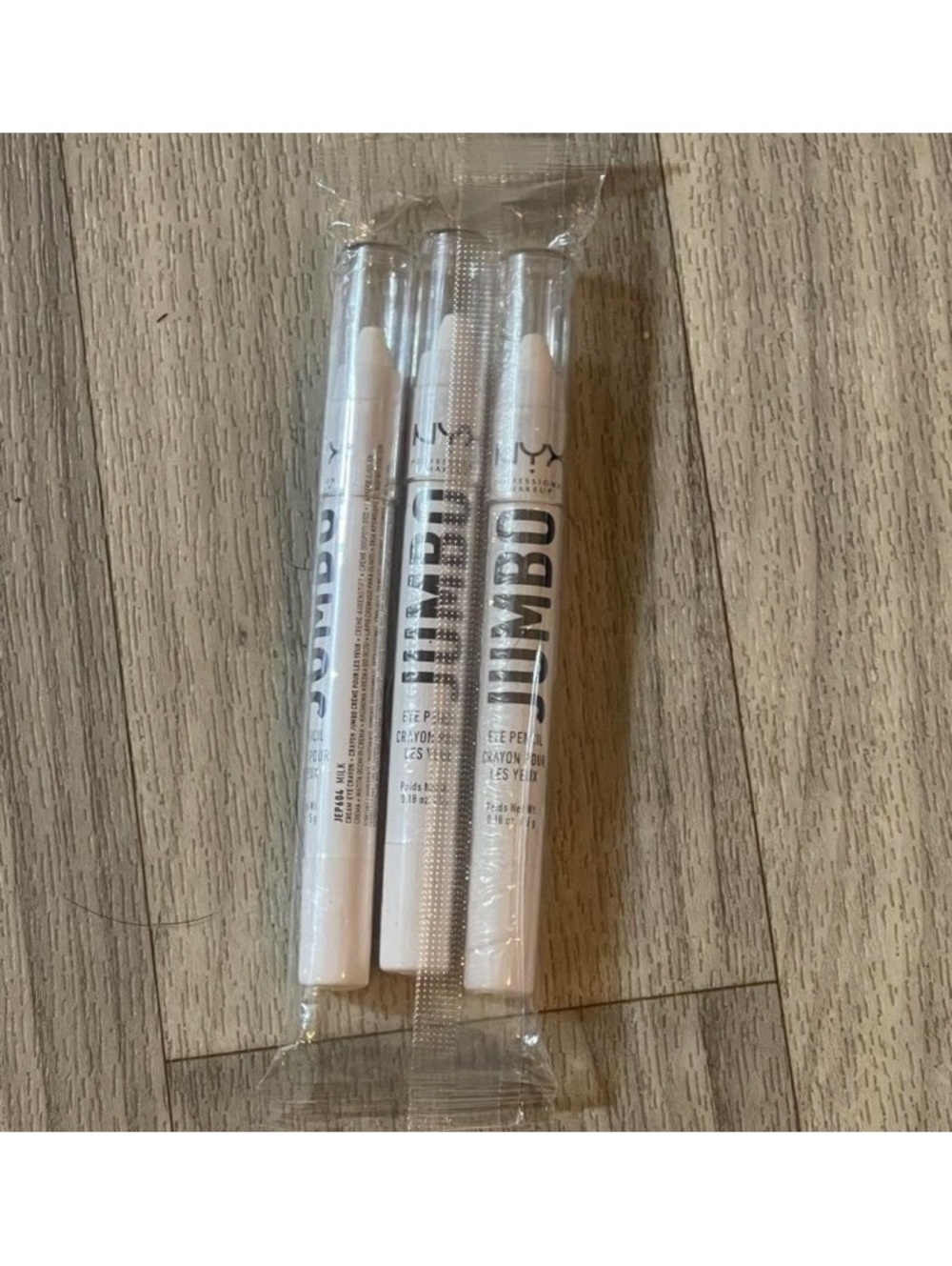 NYX Professional Makeup Jumbo Eye Pencil Bundle (3 Count) - Shade: Milk